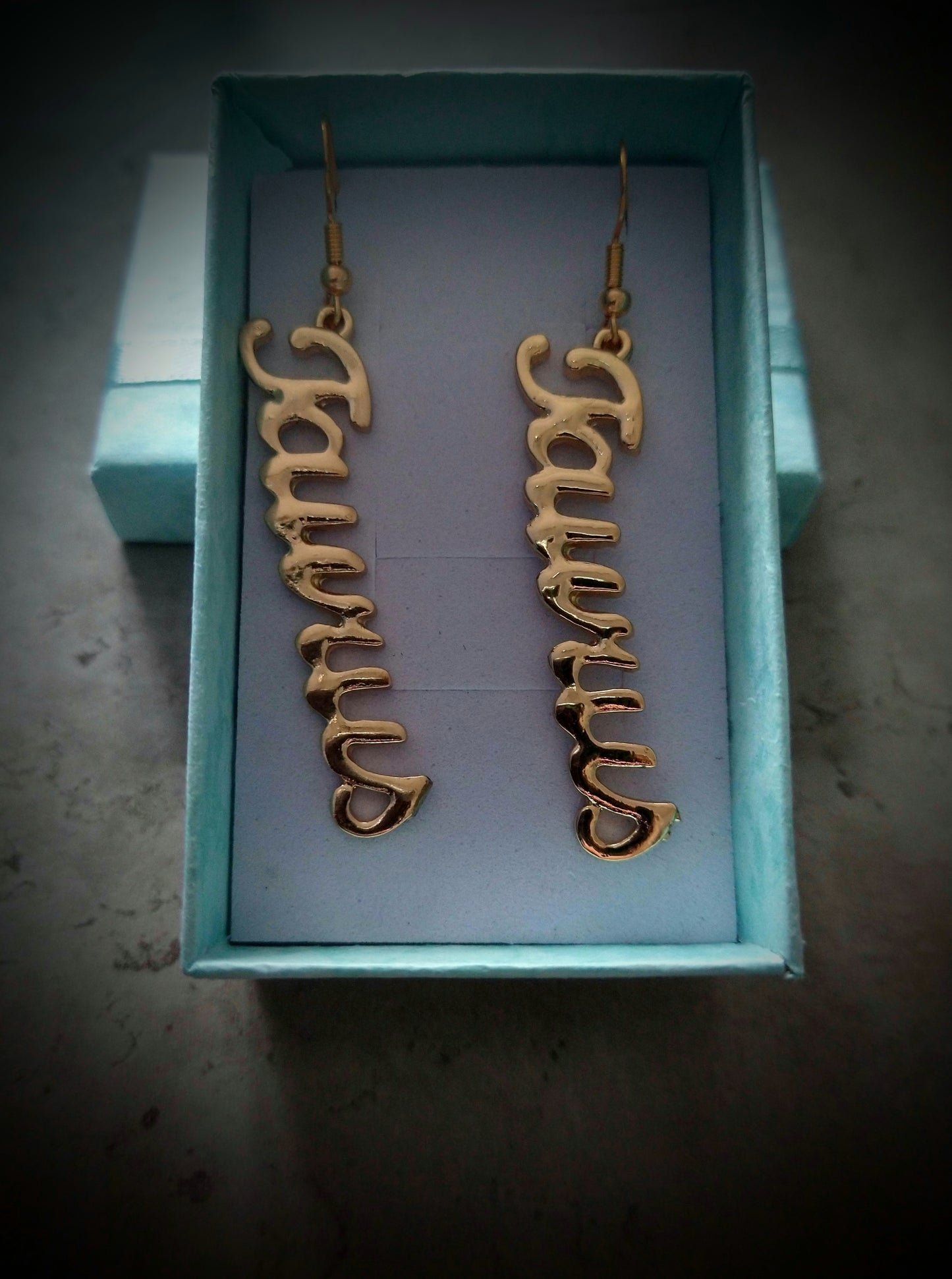 Gold Zodiac Sign Earrings Queen of Diamonds