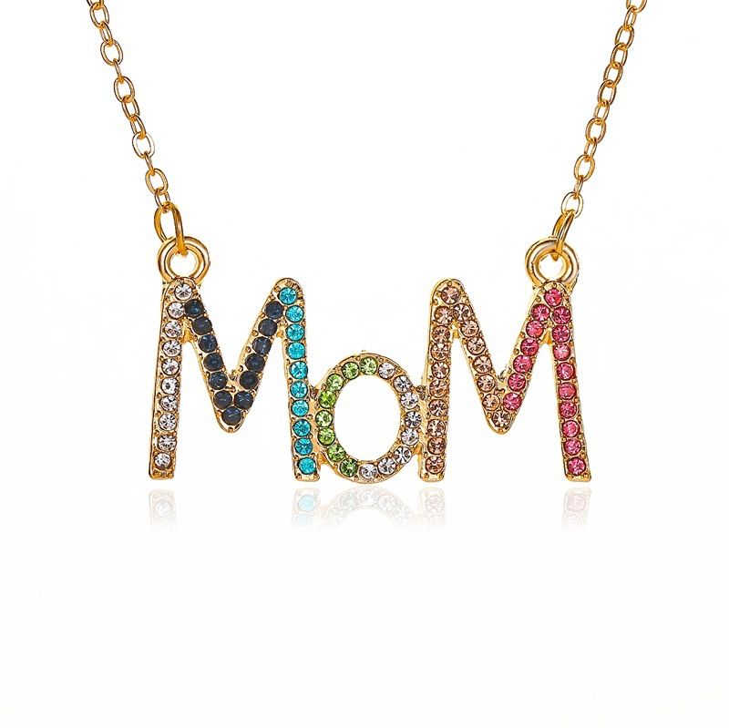 Rhinestone Mom Necklace Queen of Diamonds