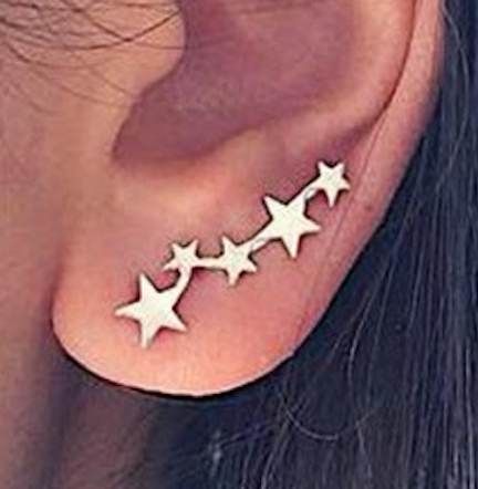 Star Earrings Queen of Diamonds