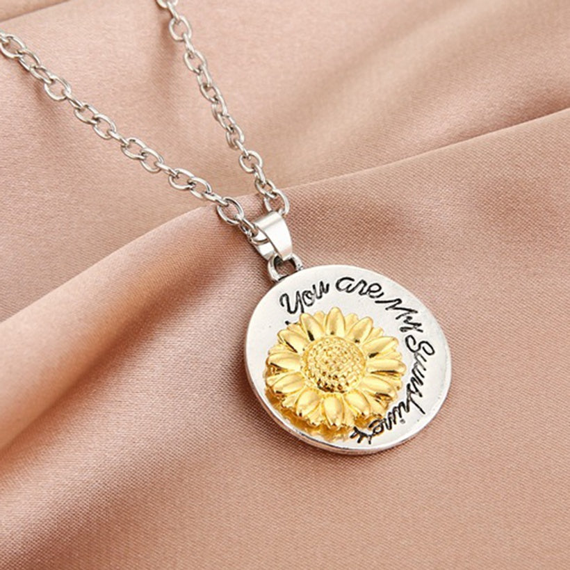 You Are My Sunshine Necklace Queen of Diamonds