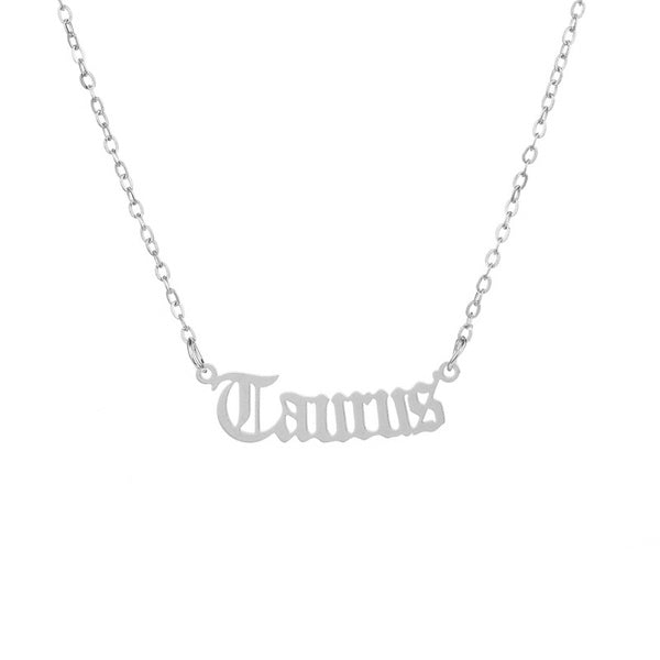 Silver Star Sign Necklace Queen of Diamonds