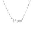 Silver Star Sign Necklace Queen of Diamonds